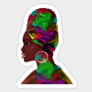 Essence of Woman Strength of Black Women Sticker